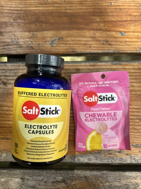 K Saltstick caps 100 sáček saltstick fastchews pink lemonade gratis