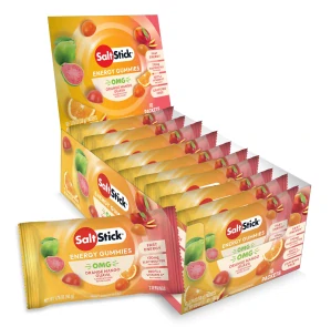 Energy gums OMG pomeranč mango guala 10 sáčků
